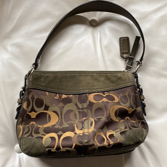 Vintage coach camo purse EUC - Picture 4 of 10